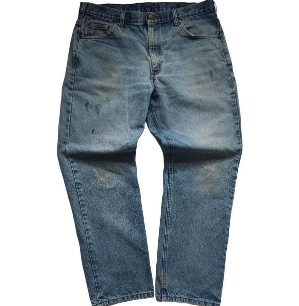 Carhartt Workwear Denim Jeans Distressed Blue